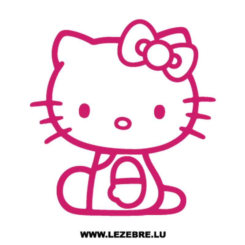 Sticker Deco Hello Kitty Assis