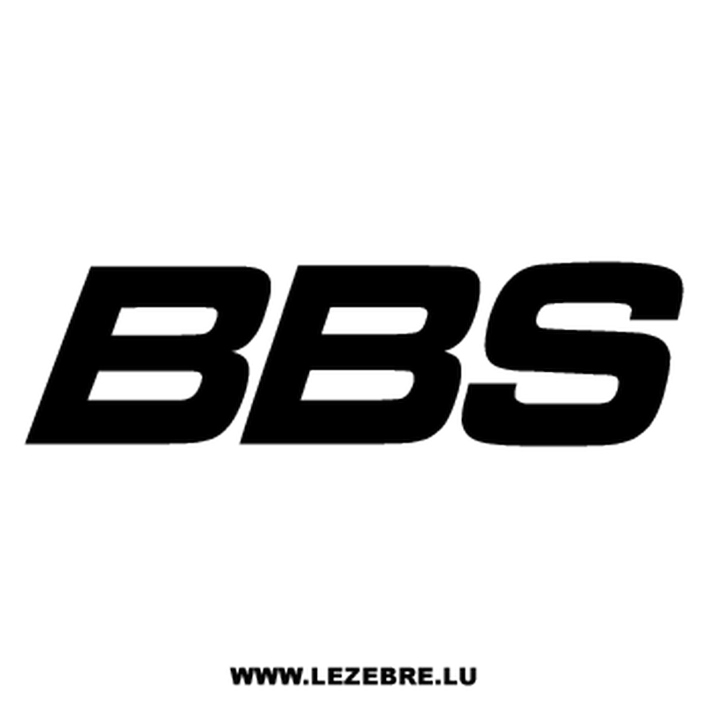 BBS logo Decal 2