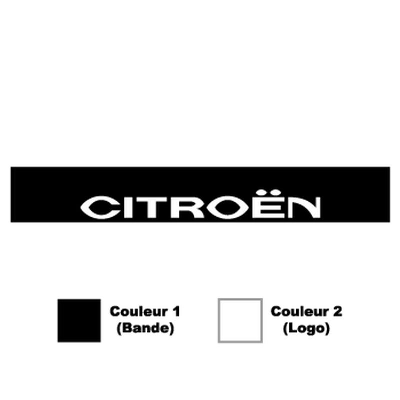 Sticker Bande Sonnenblende Citroën