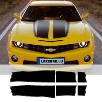 Chevrolet Camaro Style Transformers Stripes Decals Set (Hood + Trunk)