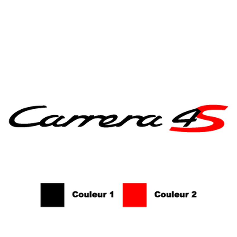 Porsche Carrera 4S logo Sticker