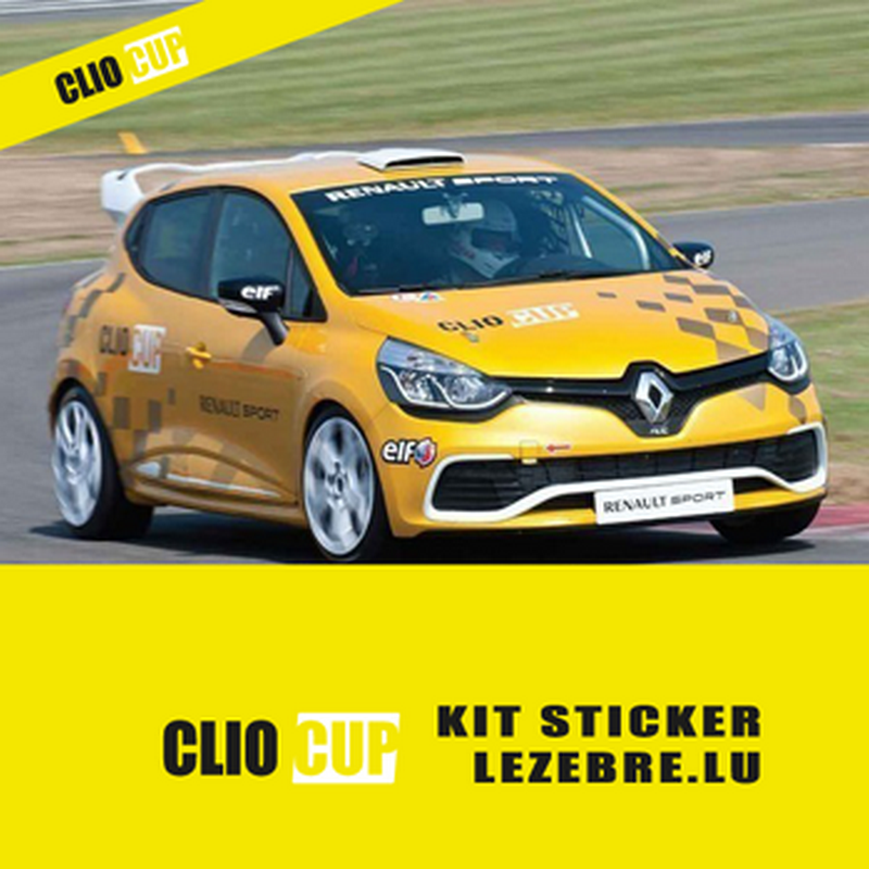 Clio CUP Racer Decal Decals Set