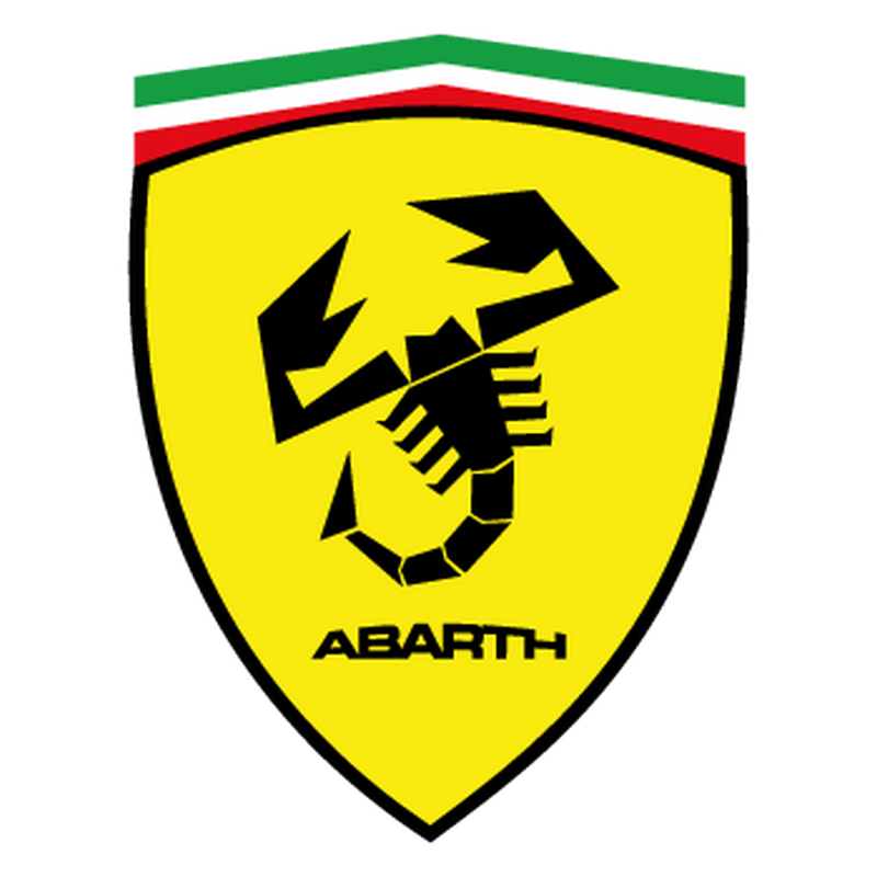 Ferrari logo Abarth name Decal