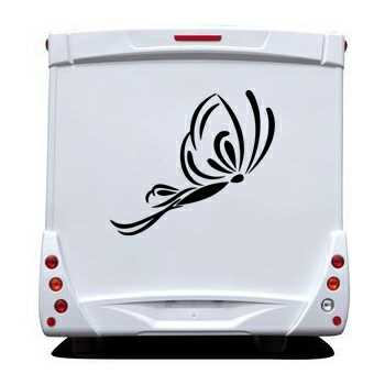 Papillon Butterfly Camping Car Decal