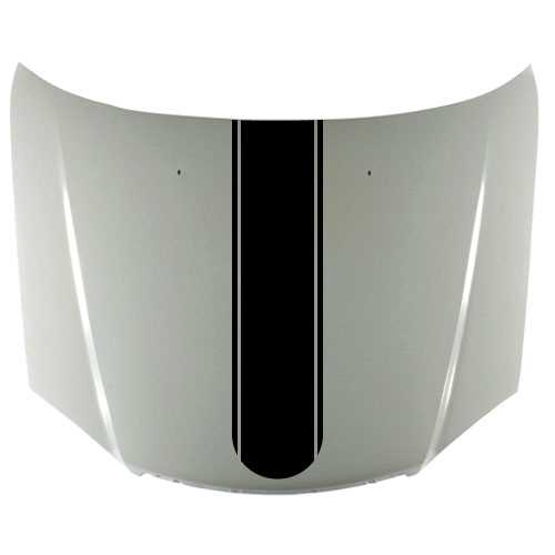 Car rounded stripe with Edging decal