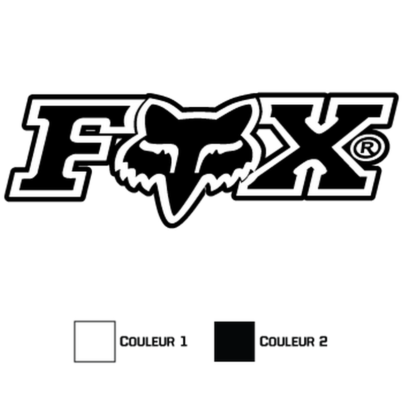 Fox Mens Head-4 Sticker
