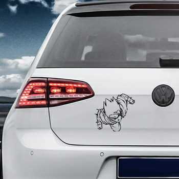 Dragon Ball Z Volkswagen MK Golf Decal