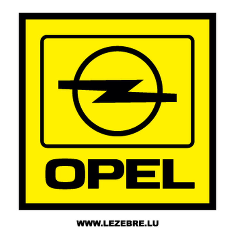 OPEL Logo-Aufkleber original 70/80iger Jahre 