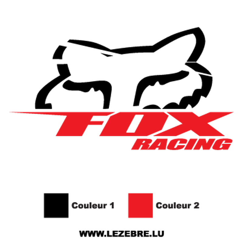 Sticker Fox Racing 2