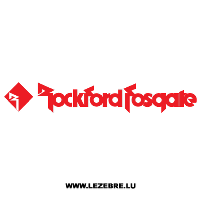 Rockford Fosgate Audio Voiture Stéréo Autocollant Vinyle Autocollant V1-Choisir la Couleur