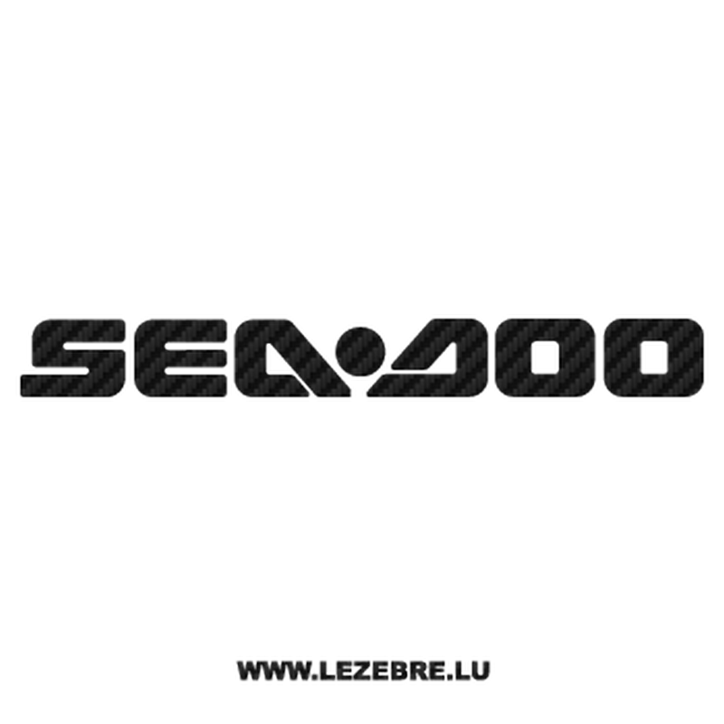 Sea Doo Logo Carbon Decal 2