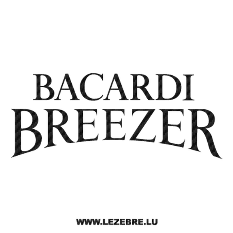 Bacardi Breezer Carbon Decal 2
