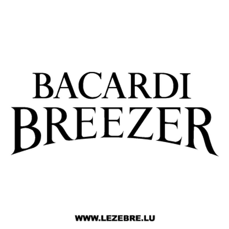 Sticker Bacardi Breezer 2