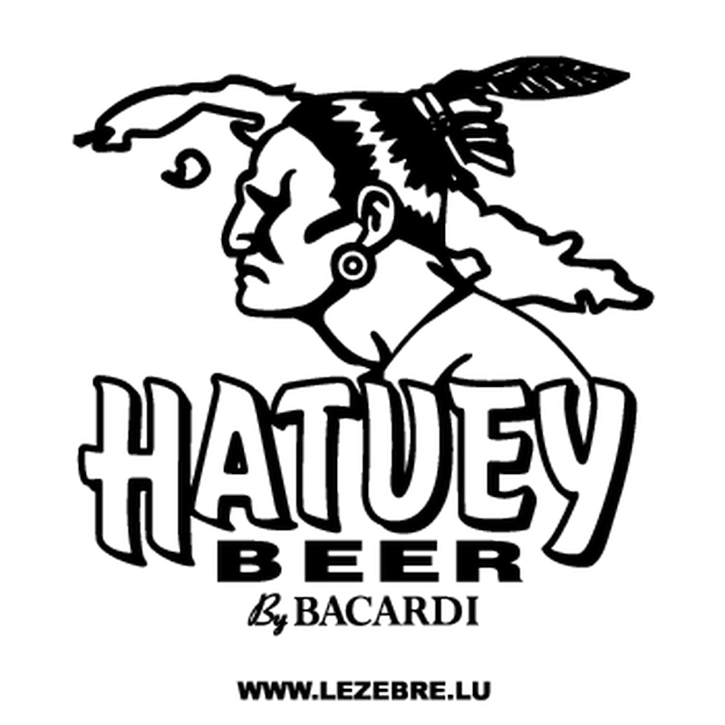 Hatuey Beer by Bacardi Decal
