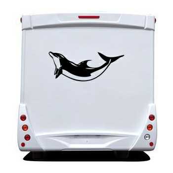 Sticker Wohnwagen/Wohnmobil Delphin
