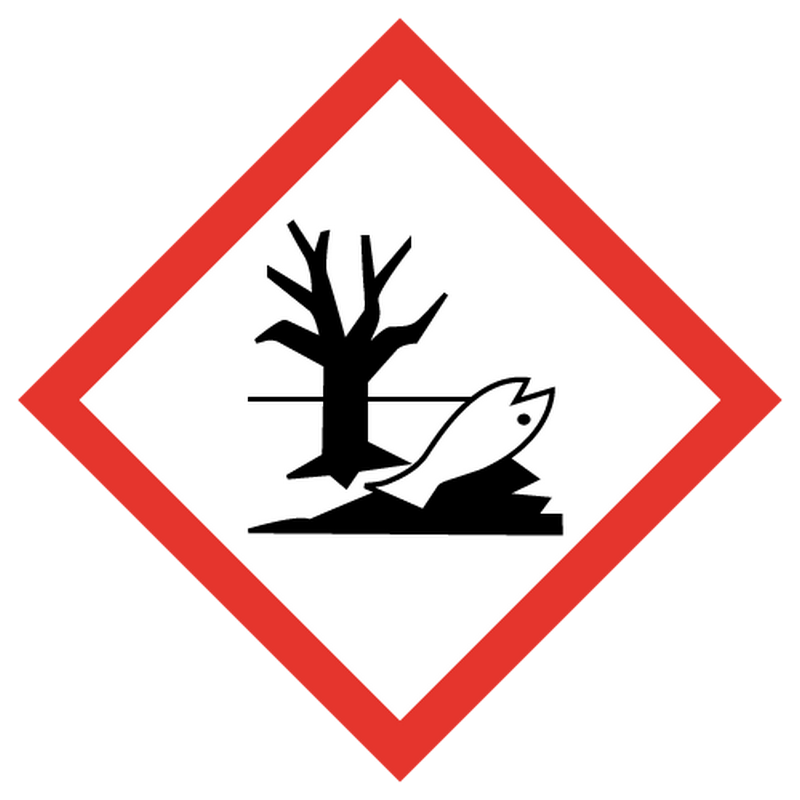 Decal hazardous materials for the environnement