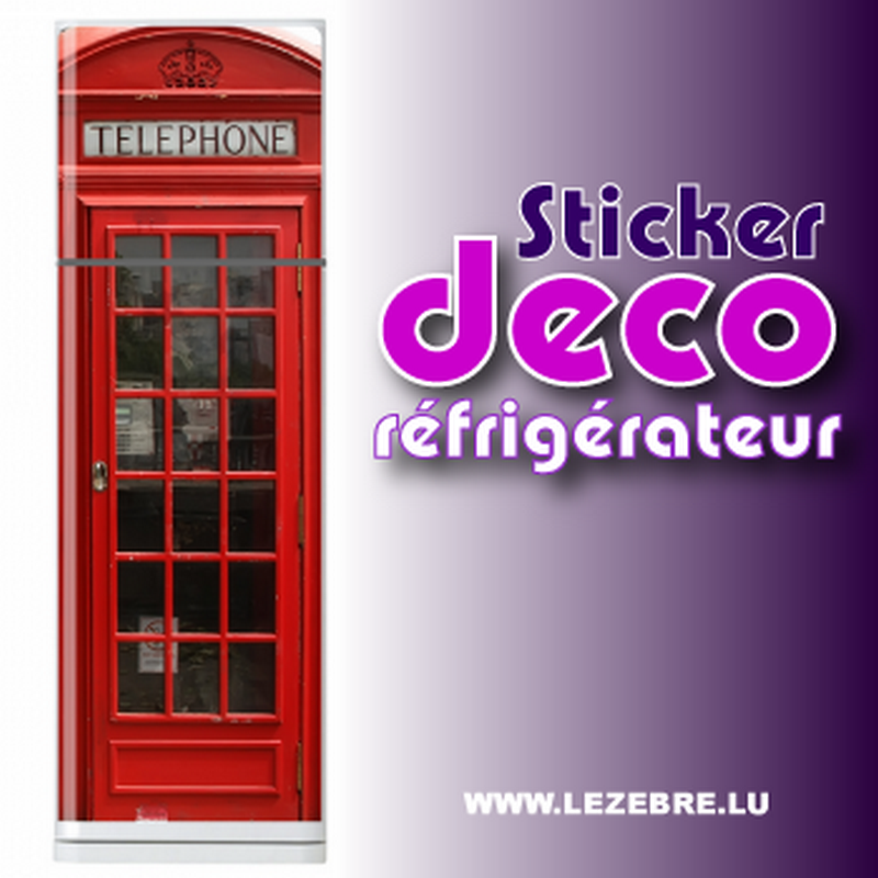 Kühlschrankaufkleber Englische Telefonzelle