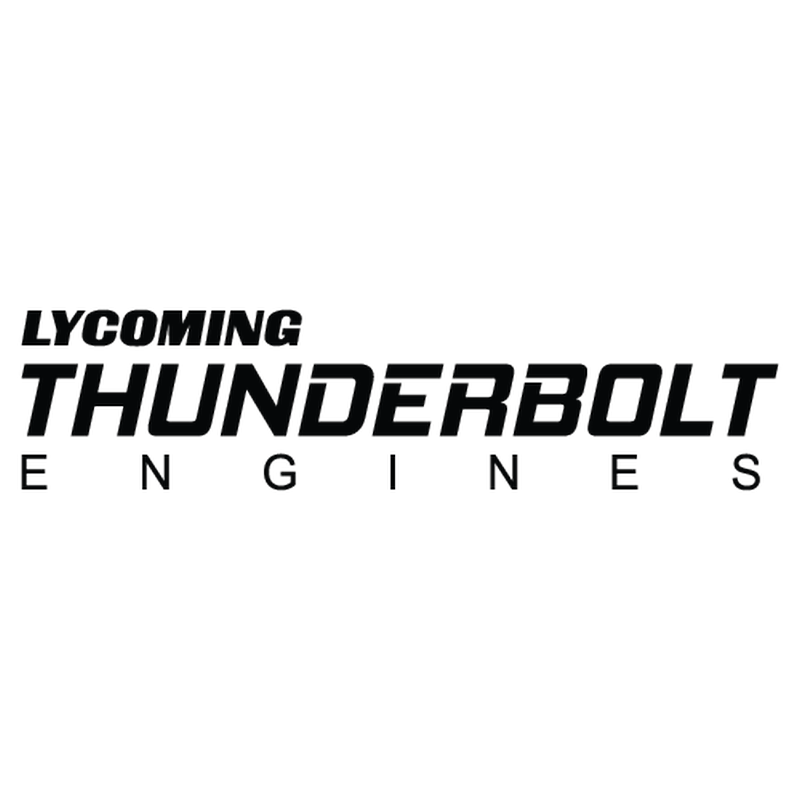 Sticker Lycoming Thunderbolt Engines logo