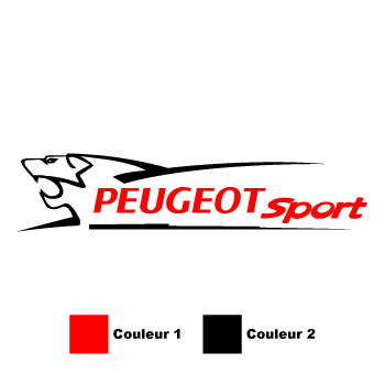  Peugeot Sport Lion color Pegatina