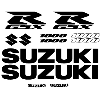 SUZUKI GSX R 1000 decals set