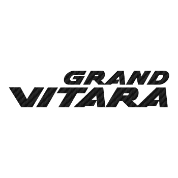 Suzuki Grand Vitara logo Carbon Decal