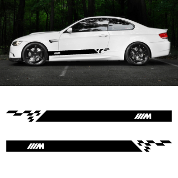 Kit Stickers Bandes Bas de Caisse BMW M Series