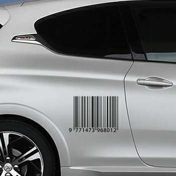 Barcode Peugeot Decal