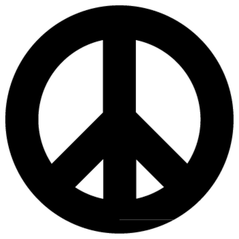 VW Peace and love logo Camping Car Decal model nr 2