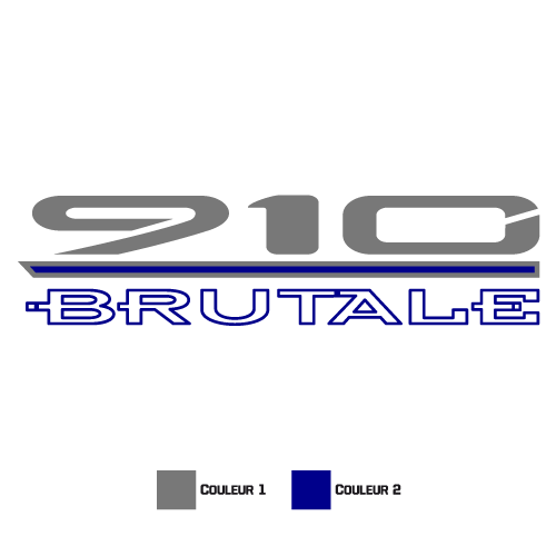 MV 910 Brutale (2 custom colors) Decal