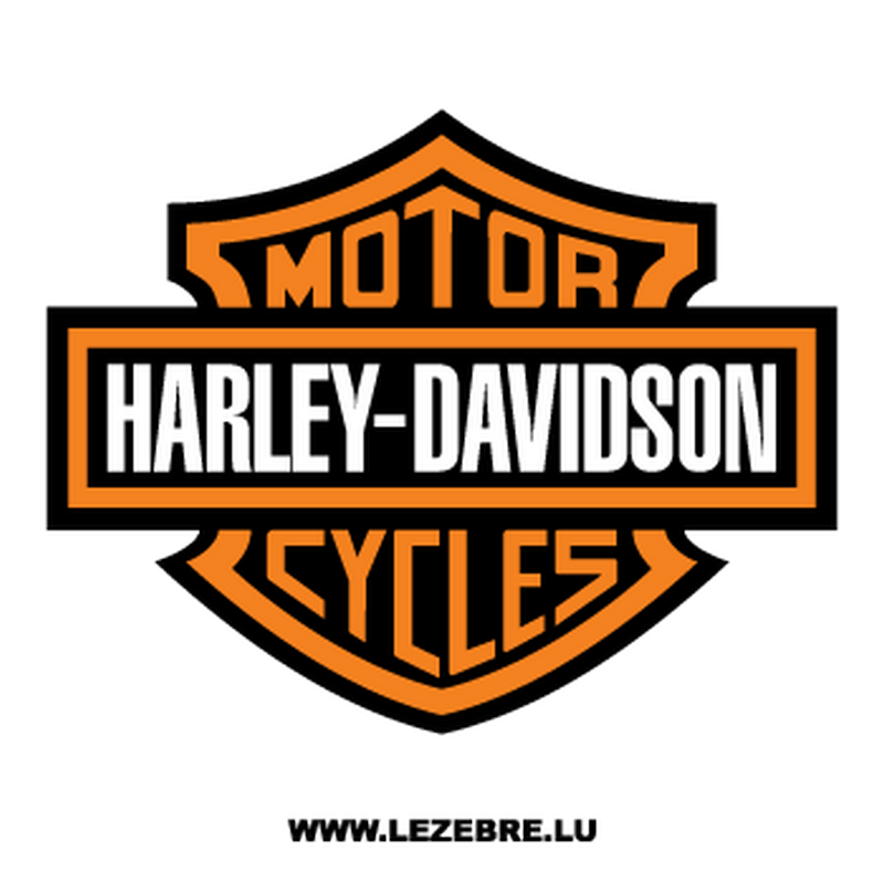 Harley Davidson Moto Cycles Decal