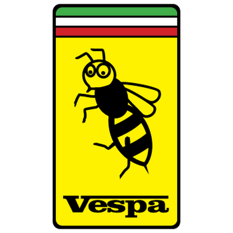 Sticker Vespa Ferrari