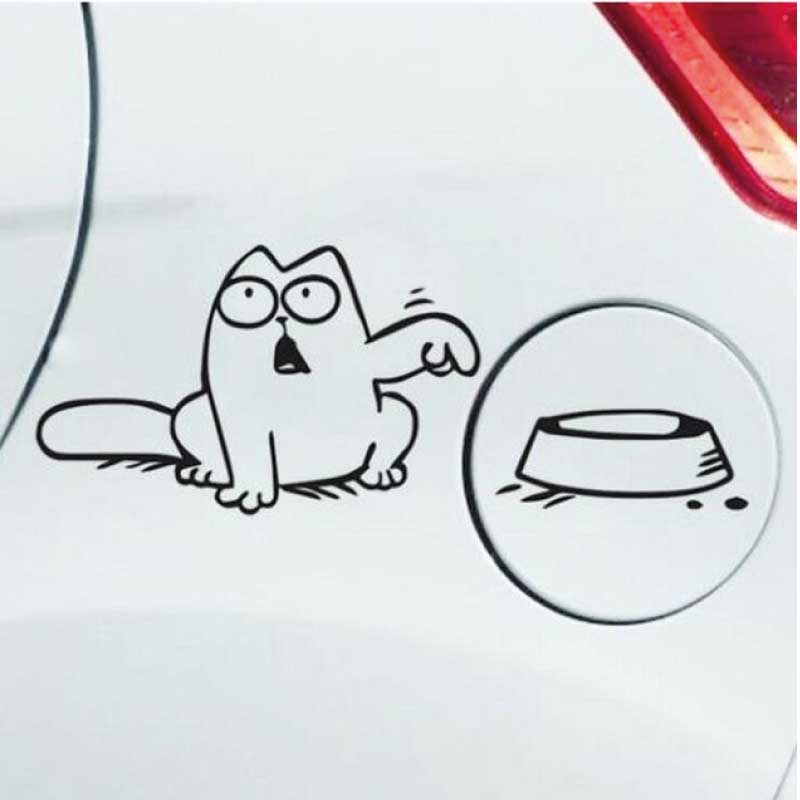 Aufkleber Sticker Simon's Cat Hunger