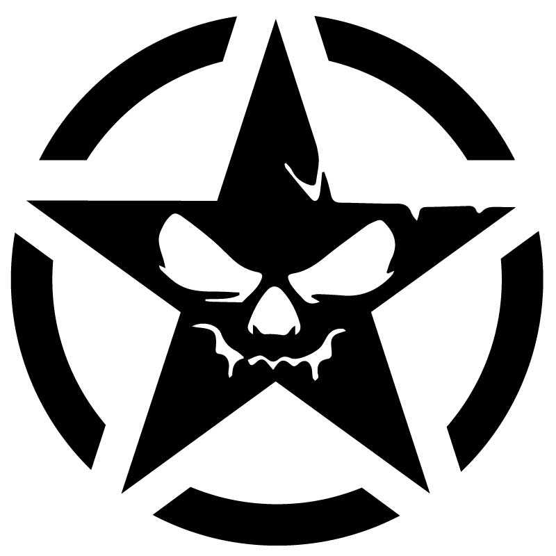 Sticker Étoile US ARMY Star Monster
