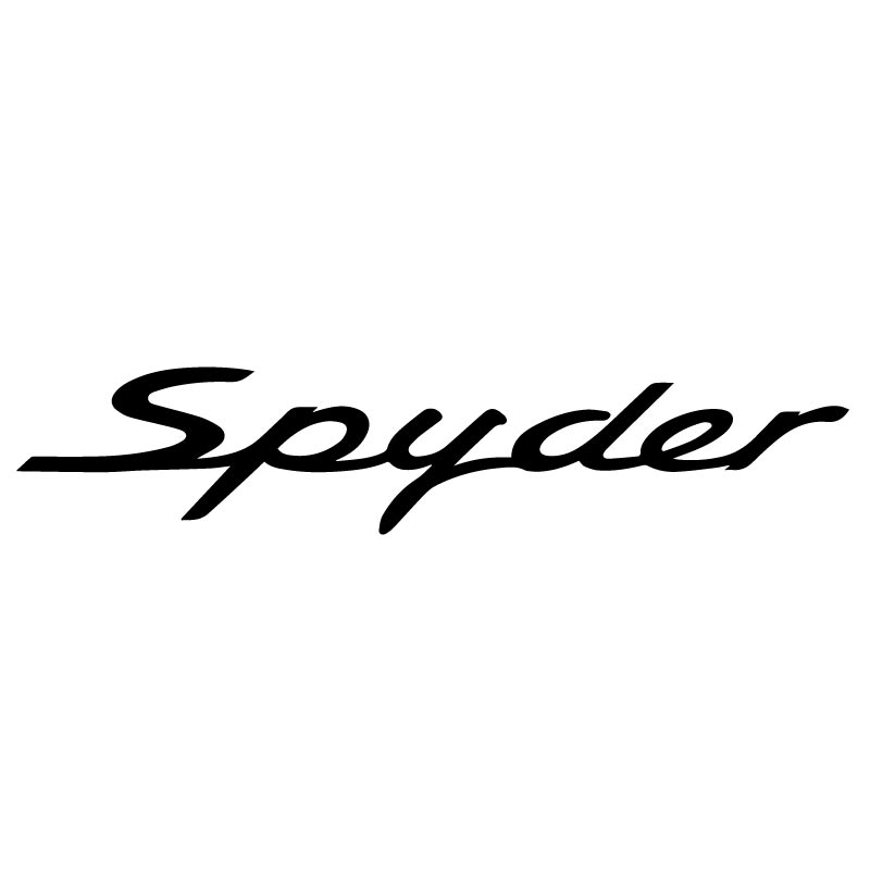 Porsche Boxster Spyder Decal