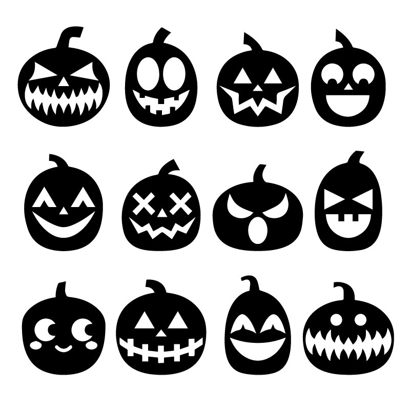 Sticker Halloween Citrouille