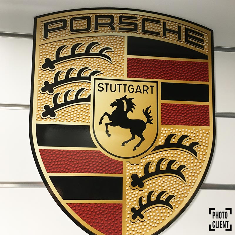 Porsche Logo Aufkleber