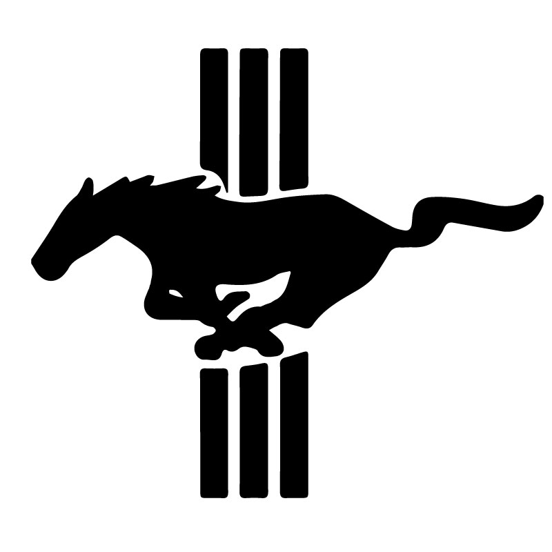 Aufkleber Ford Mustang Logo 1 Color