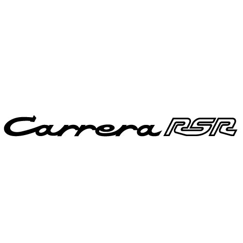 Porsche Carrera RSR Logo Sticker