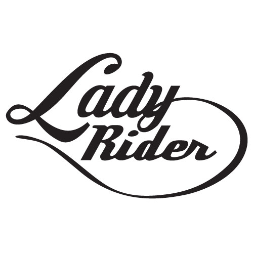 Lady Rider decal Biker