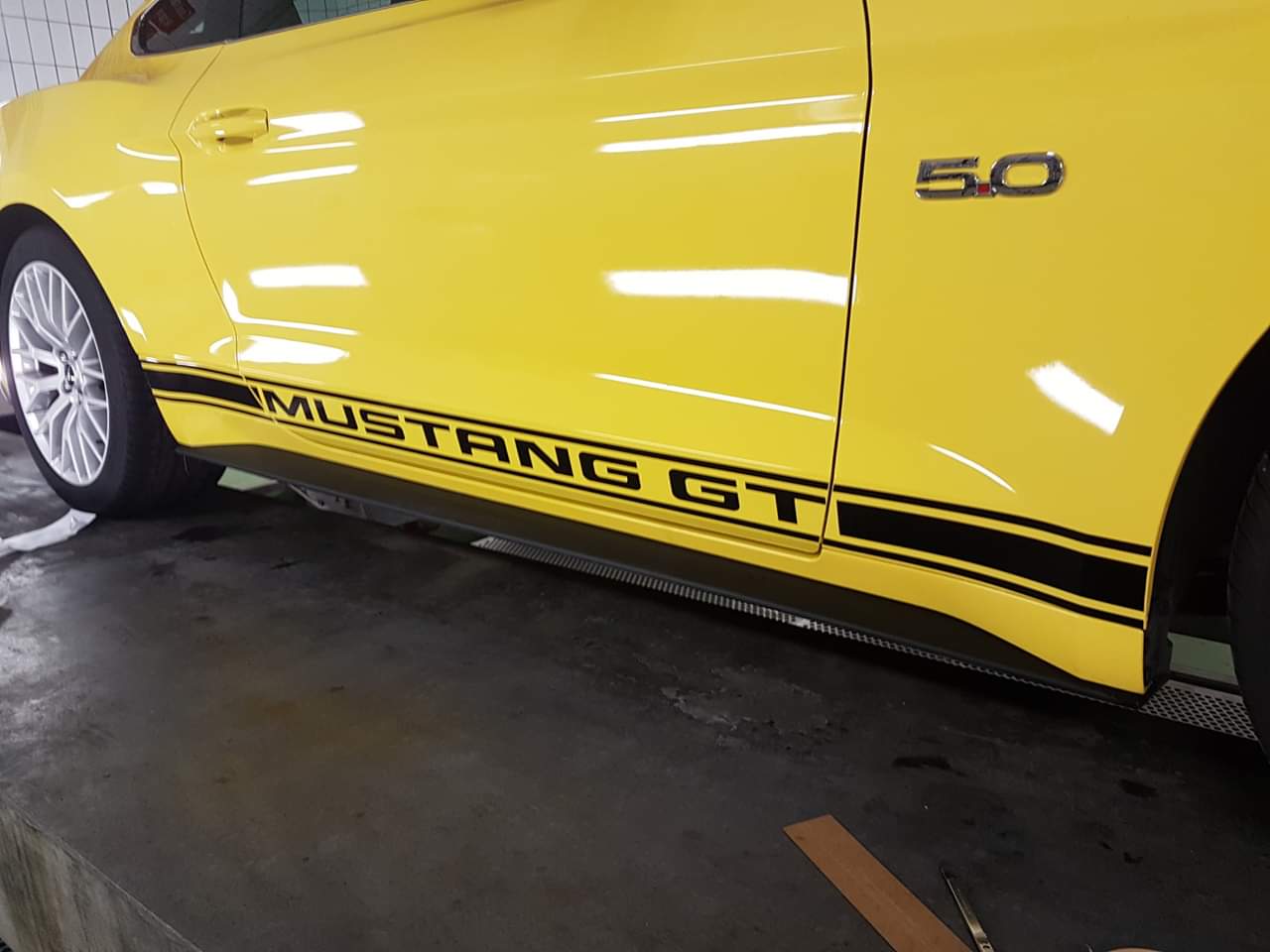 Ford Mustang GT Rayures sur les côtés-Haute Qualité decals-à partir de 2015