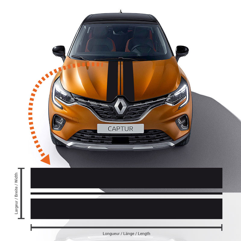 Renault Captur Racing Stripes Decal #6