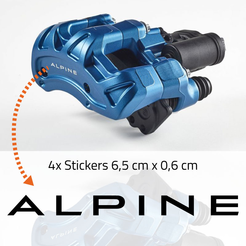 Alpine Brake Decals Set