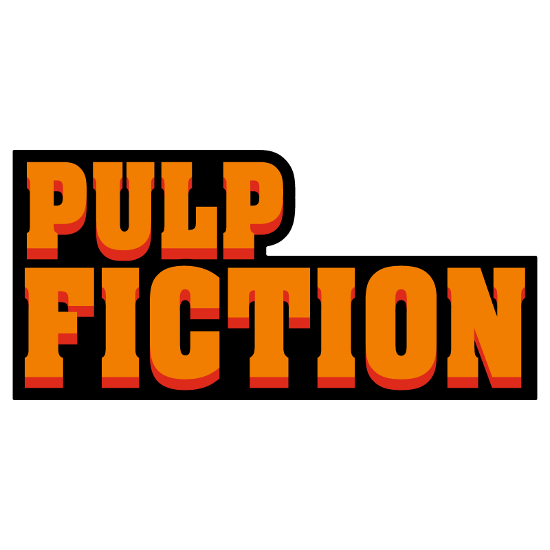 Pulp Fiction Film Aufkleber