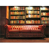 Dekoaufkleber Couch Bücherregal