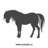 Horse Carbon Decal #3