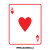 Sticker Carte AS de Coeur