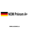 Kit 2 stickers Drapeau Allemagne Pilote Rallye à Personnaliser