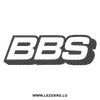 BBS logo Carbon Decal