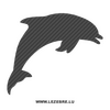 Sticker Karbon Delphin Flipper