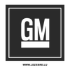 Sticker GM Logo